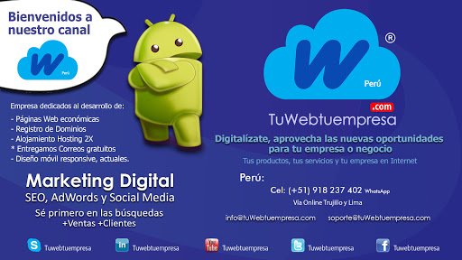 Páginas Web Marketing Redes Perú Trujillo TuWebtuempresa